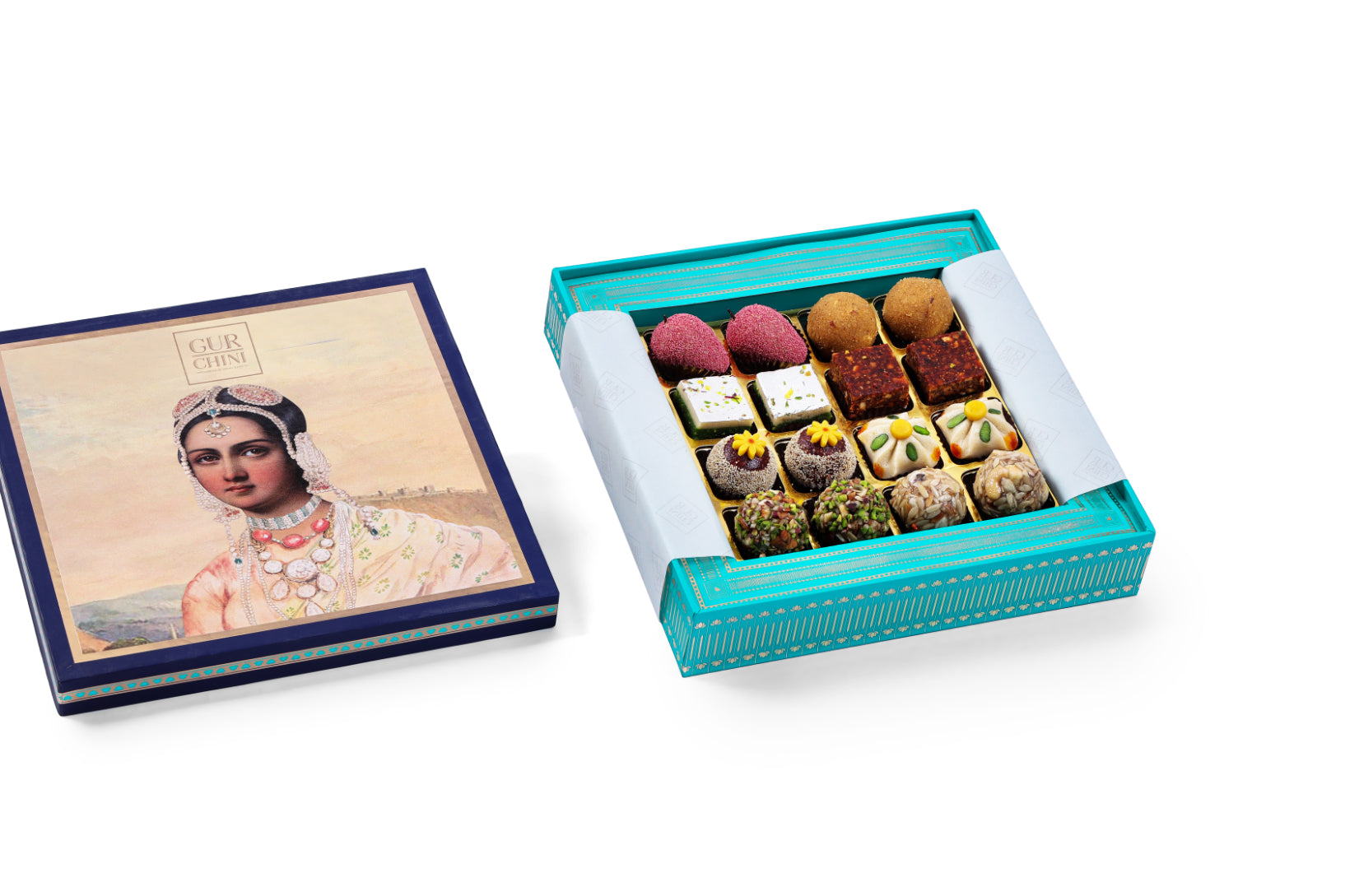 Luxury Collection by GurChini Heavenly Maharani of assorted 16 sweets