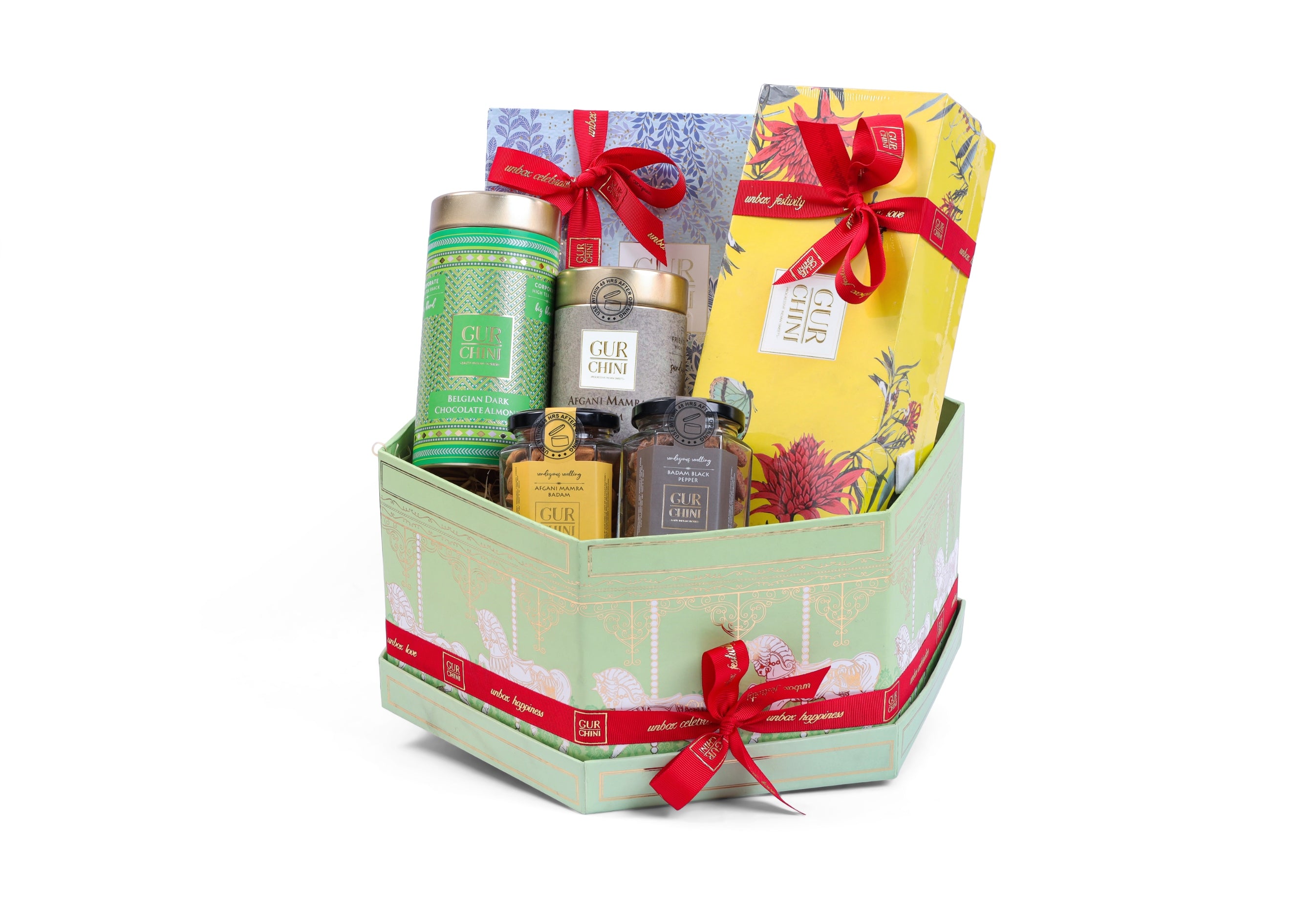 Luxury Hexagun Hamper Box