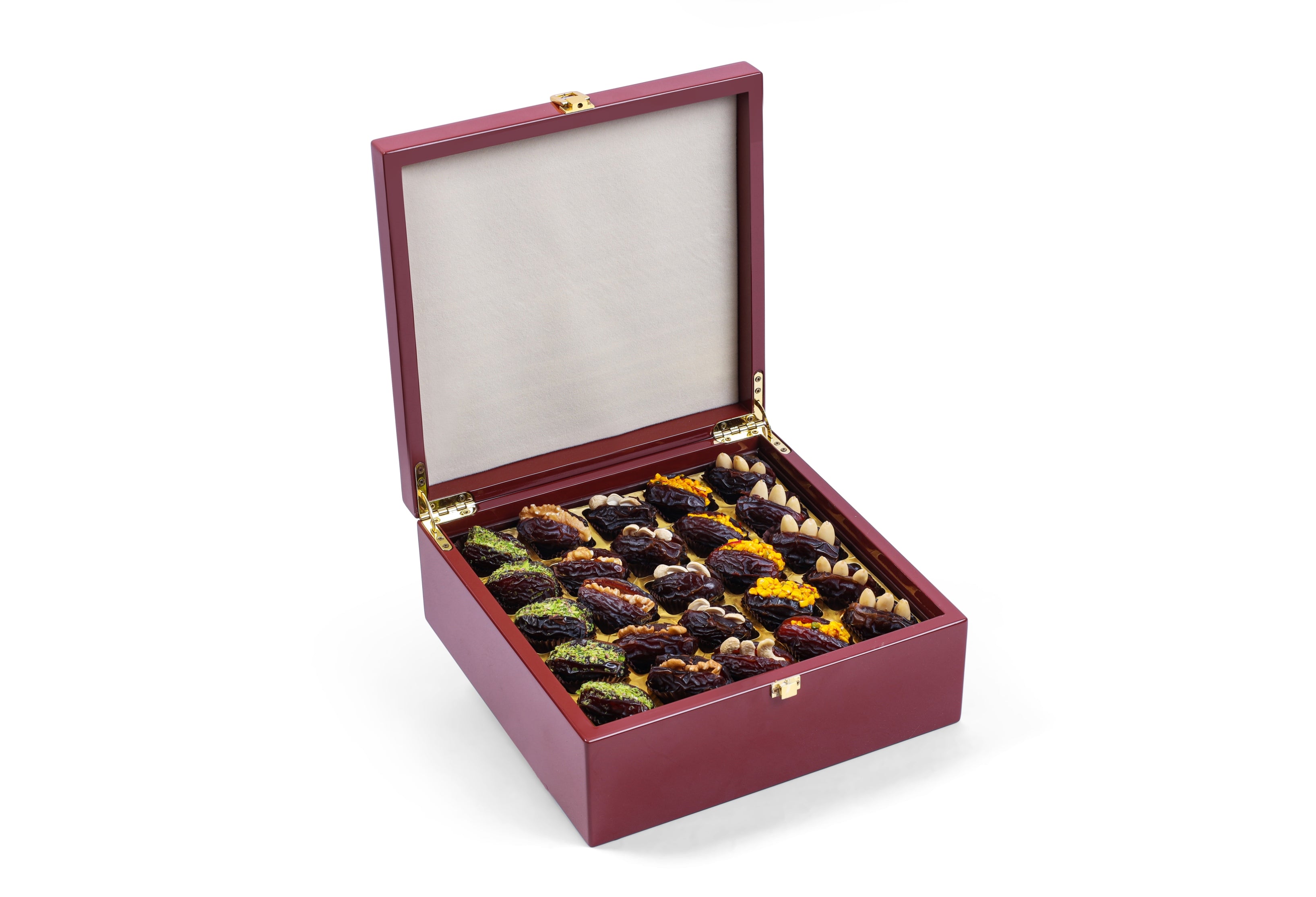 Medjoul Dates Wooden Brown Box