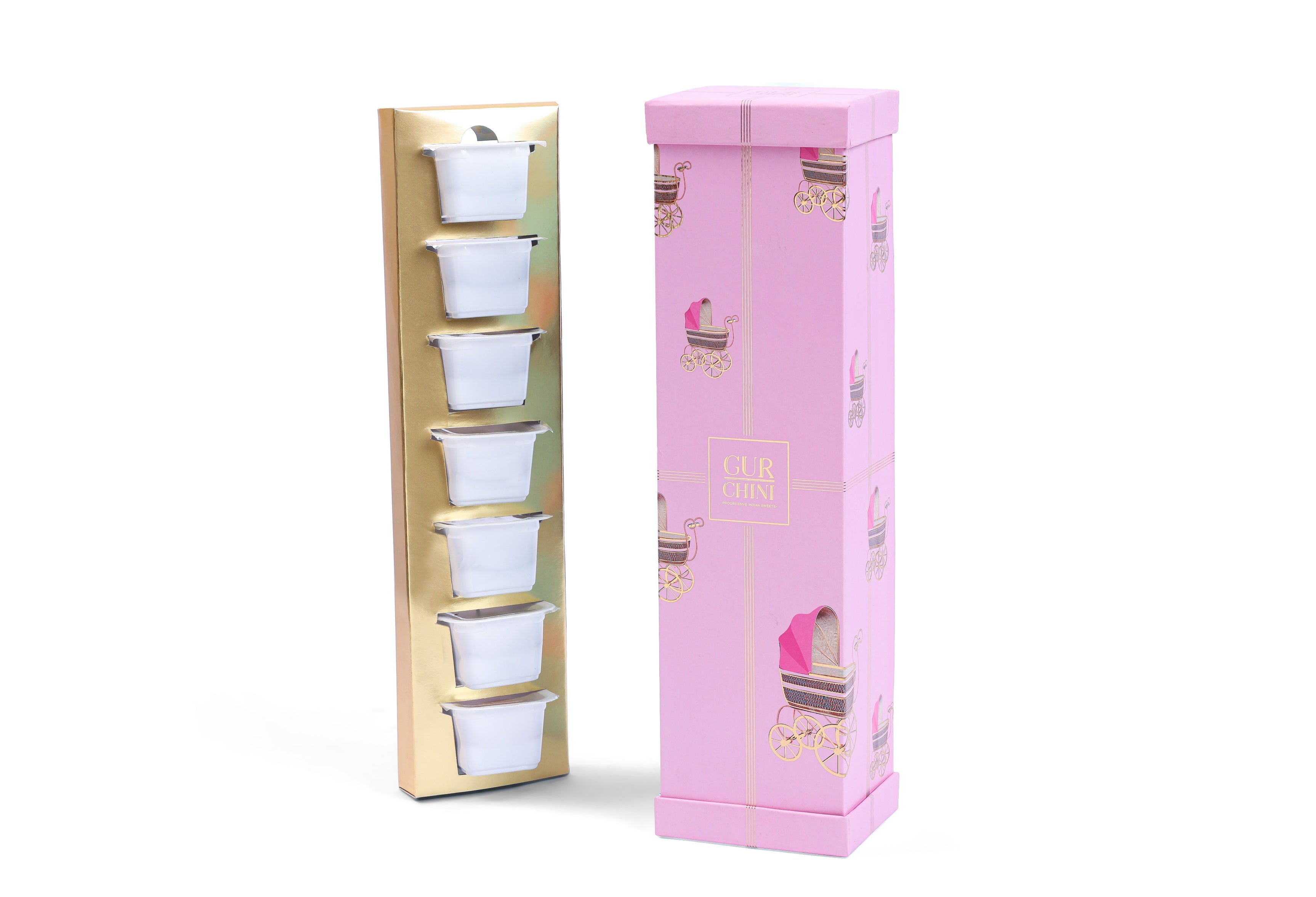 Pink Baby Girl Tower Boxes